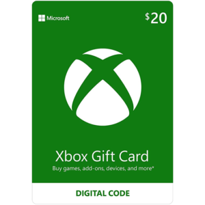 XBOX 20$ CAD (GIFT CARD)
