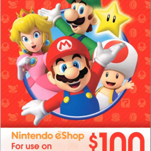 Nintendo 100$ CAD (GIFT CARD)