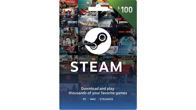 Steam 100$ CAD (Gift Card)