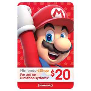 Nintendo 20$ CAD (GIFT CARD)