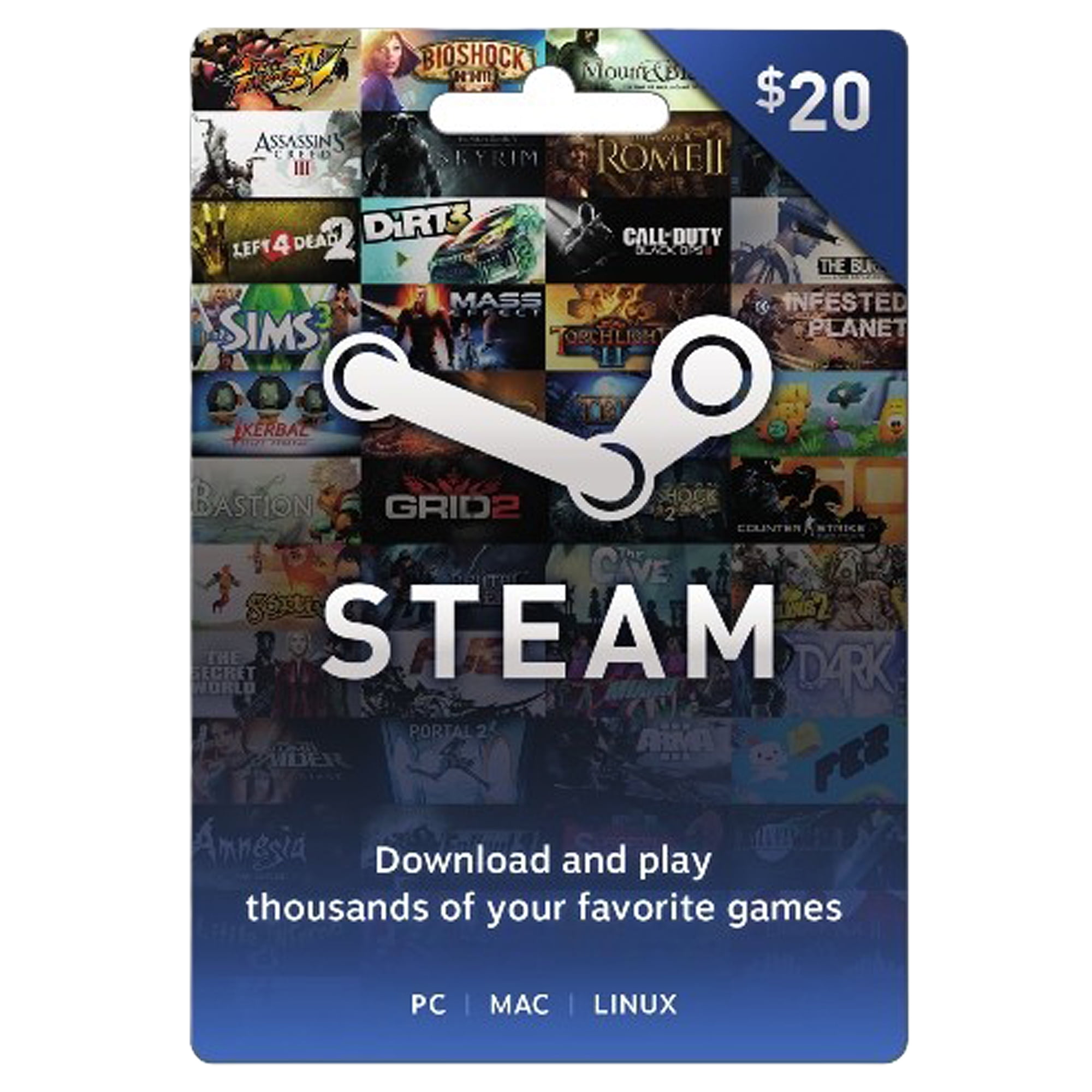 Steam 20$ CAD (Gift Card)